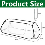 2 Pcs Pop Up Garden Rows Plant Cover,Raised Garden Beds Plants Protector