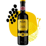Mazzetti L'Originale Italian Balsamic Vinegar of Modena, Organic & Aged, Yellow Label 2 Leaf 16.9 Ounce