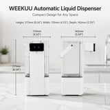 Extra Large 27 oz Dish Soap Dispenser, Touchless, USB-C Rechargeable
