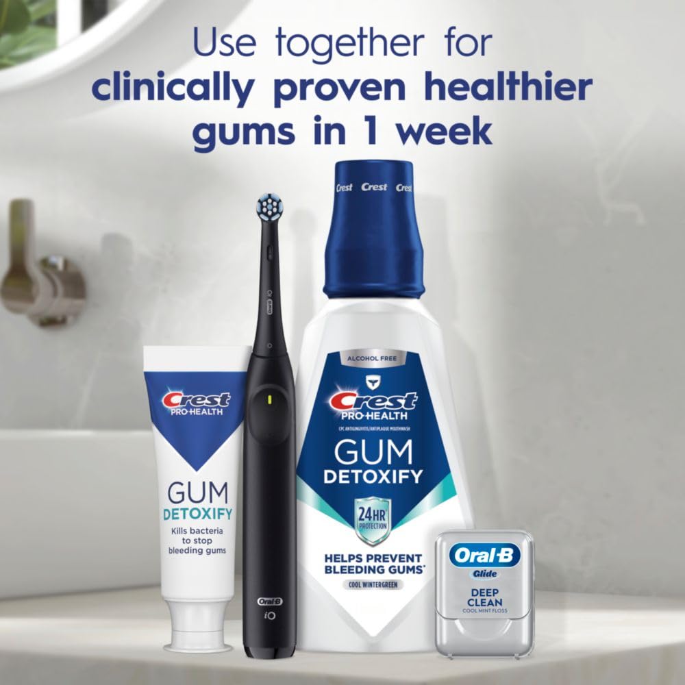 Crest Pro-Health Gum Detoxify Deep Clean Toothpaste, 4.8 oz Pack of 3 - Anticavity, Antibacterial Flouride Toothpaste, Clinically Proven, Gum and Enamel Protection, Plaque Control