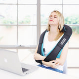 Mo Cuishle Shiatsu Neck and Shoulder Massager with Heat – Deep Kneading Massage for Relaxation – Ideal for Christmas, Mother's Day, Father's Day, Gifts for Men, Women, Mom and Dad