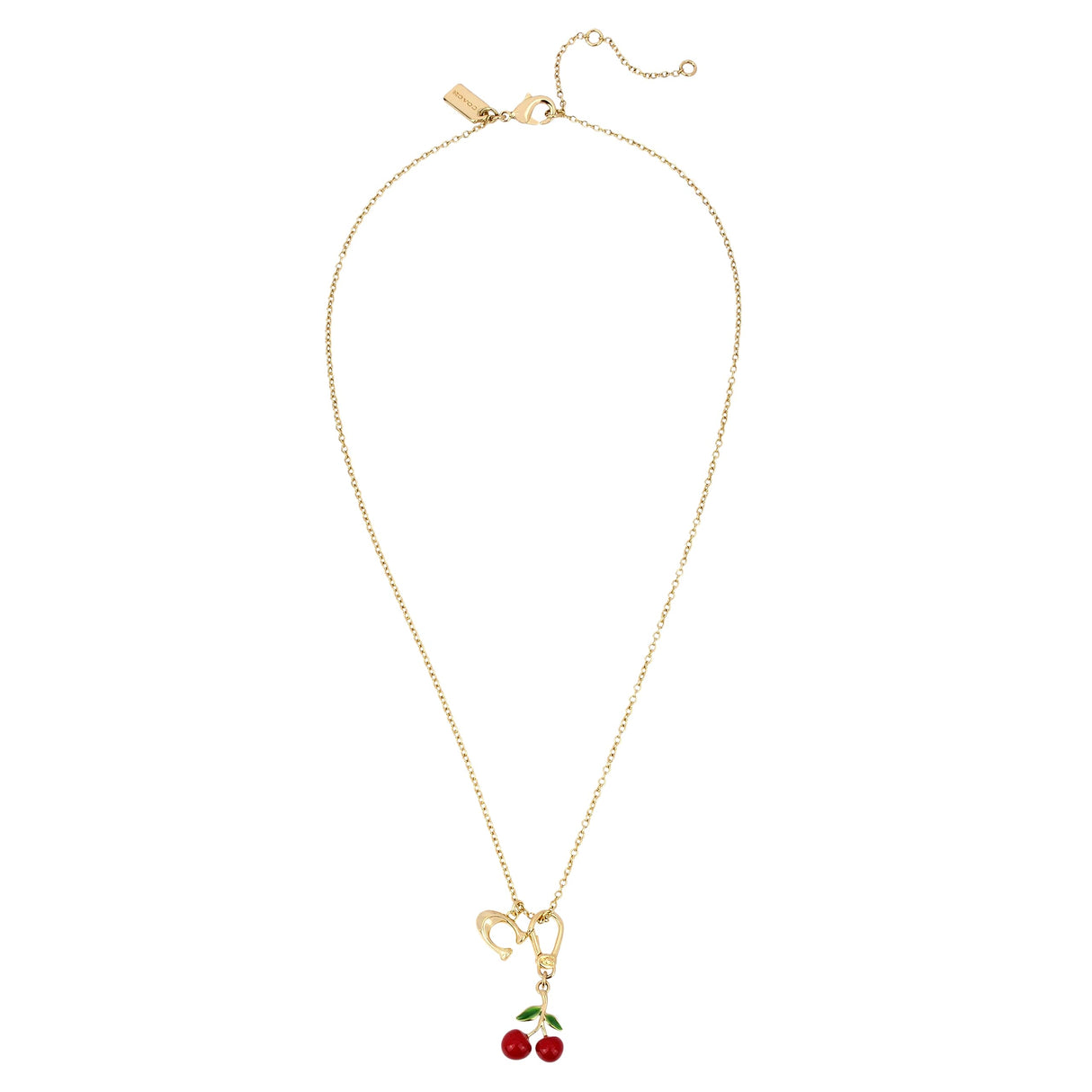 COACH Collectible Cherry Charm Gold One Size