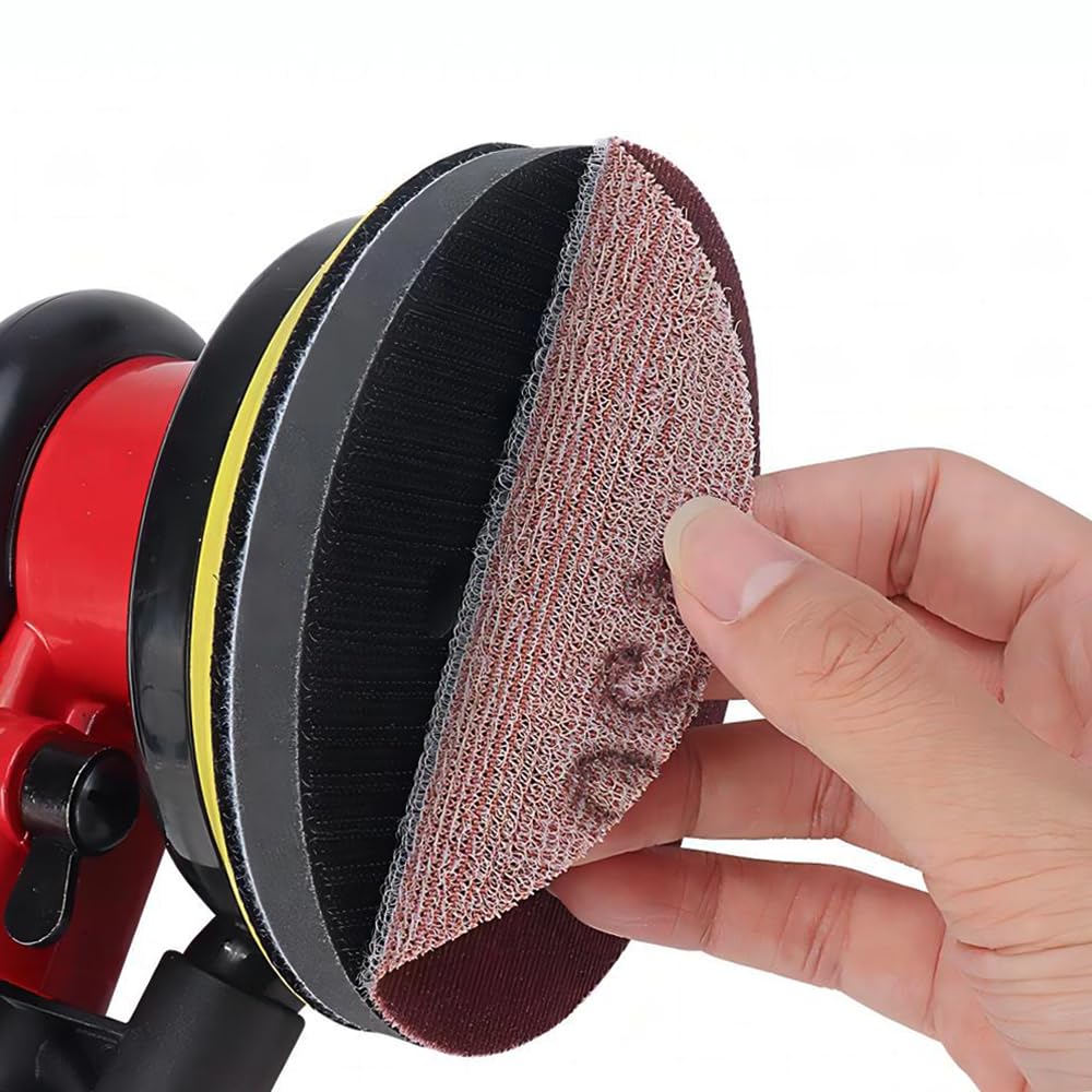 100 Pcs 5 Inch Sanding Discs Hook & Loop 8 Holes Wet Dry 120 Grit Sandpaper Silicon Carbide Sand Paper for Orbital Sander Automotive Wood Plastic Metal Polishing (100Pcs 120 Grit)
