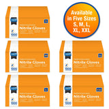Inspire Nitrile Gloves Medical Examination | The Original Quality Stretch Cobalt Blue | 4.5 Grade Disposable Gloves Latex Free Doctors, EMT, Food Service, Cleaning, Household, Hospitals and More