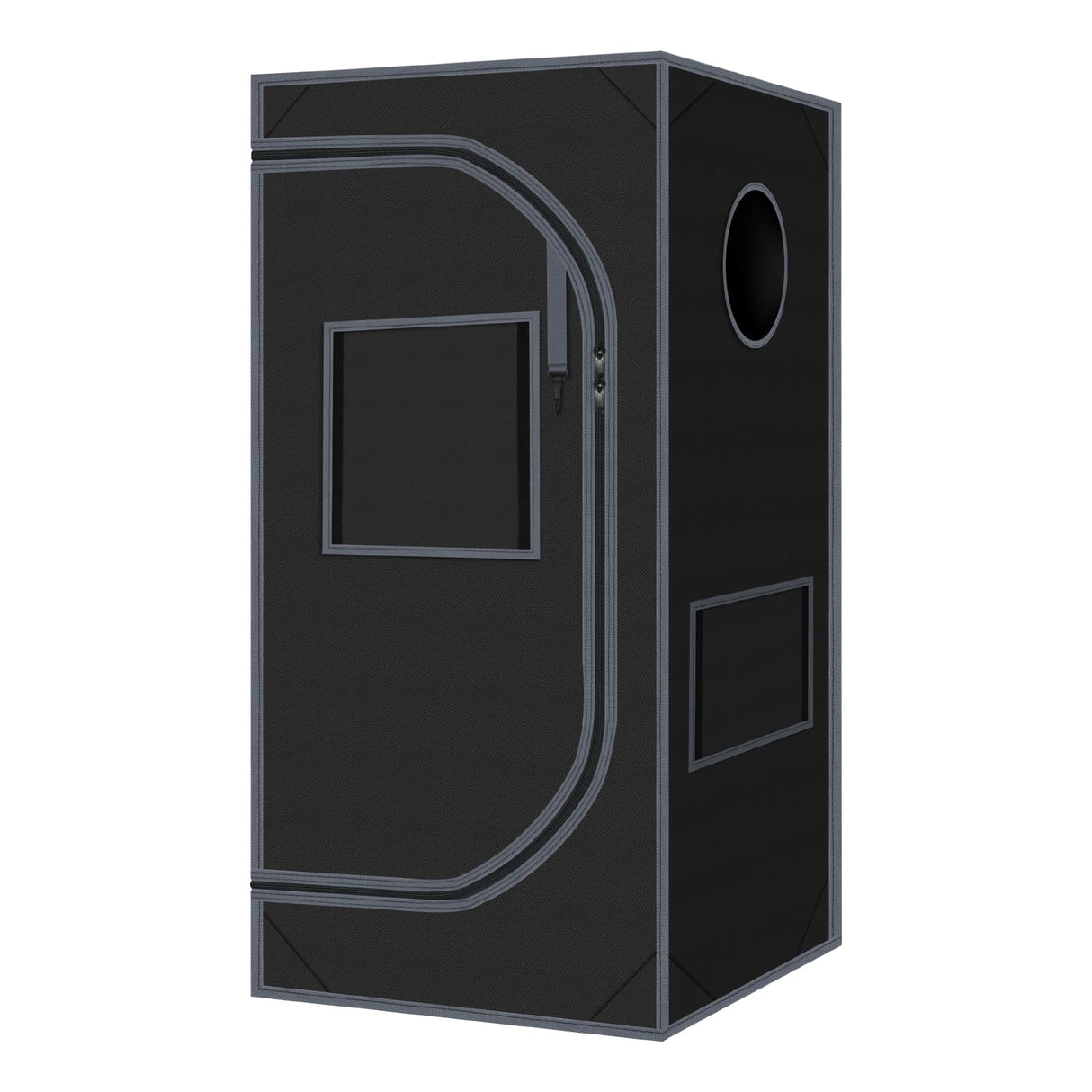 24"x24"x55" Grow Tent for Indoor Plants 600D Mylar Hydroponic High Reflective GrowTents for Plant Fruit Flower Veg Growing