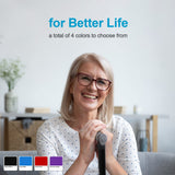 REHAND Walking Cane - Foldable, Adjustable, Collapsible Walking Canes for Men & Women, Pivot Tip, with Travel Bag | Walking Sticks for Seniors & Adults [Pink]