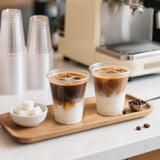 SIUQ 300 Pack 12 oz Plastic Cups, Clear Disposable Drinking Water Cups for Cold Beverages, Ideal for Party, Picnic, BBQ, Wedding, Travel, Halloween, Christmas, Events