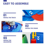 Toys for 3 Year Old Boys - Stem Kids Toys 3-5, Large Race Track, 3 Year Old Boy Gift, Car Playset for 4 Year Boy Birthday Gift, Montessori, Thinking, Motor Skill, Educational Christmas Grandkids Gifts