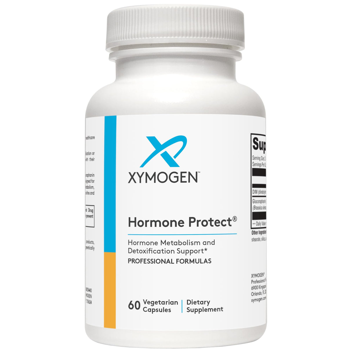 XYMOGEN Hormone Protect - Dim Supplements for Women with Glucoraphanin from Broccoli Extract - Promote Detoxification, Balance & Protect Estrogen Sensitive Tissues in The Breast & More (60 Capsules)