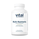 Vital Nutrients Multi-Nutrients with No Iron or Iodine | Comprehensive Vegetarian Daily Multivitamin and Mineral Formula with Potent Antioxidants* | Gluten, Dairy and Soy Free | 180 Capsules