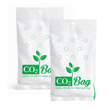 CO2BAG® M 2-Pack - Natural CO2 Generator for Grow Tents & Greenhouses | Value Bundle for Double Coverage | Boosts Plant Growth, Yield & Harvest Speed | Organic Hydroponic Supplement | Maintenance-Free