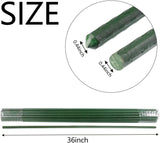 Garden Plant Stakes, 36 Inch 3Ft Steel Tomato Stakes, 25 Pack