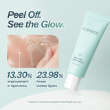 CHARDE Peel Off Cream Mask for Dark Spots, Cream-to-Clear Mask for Brighter, More Even-Looking Skin, At-Home Care Routine (50ml)