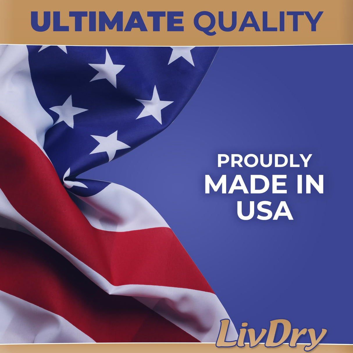 LivDry Ultimate XL Adult Incontinence Underwear, High Absorbency, Leak Cuff Protection, X-Large, 48-Pack