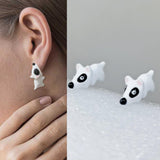 Cute Animal Bite Earrings Fun Unique Earrings for Women