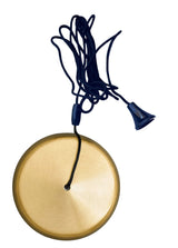 Taps2Traps™ Brushed Brass Bathroom Light Pull Switch with Black Cord & Toggle 2 Way 6A