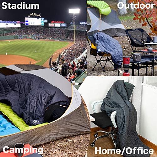 iClimb 3M Thinsulate Insulation Warm Camping Blanket Ultralight Compact (Blue)