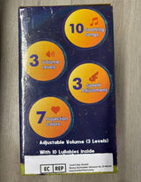 Cuteoy Light-up Singing Plush Blue Dinosaur LED Musical Stuffed Animal T-Rex Adjustable Volume Lullaby Plushies Birthday Christmas Toy Gifts for Kids Toddler Girls, 12"