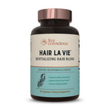 Hair La Vie Live Conscious Revitalizing Blend Hair Growth Vitamins for Women to Support Health of Hair - Supplements w/Biotin, Collagen & Saw Palmetto for Thick, Full Hair - 60 Caps