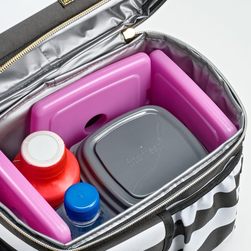 Cool Coolers by Fit + Fresh, Reusable & Long-Lasting Slim Ice Packs, Cold Packs for Lunch Boxes, Ice Packs for Lunch Bags