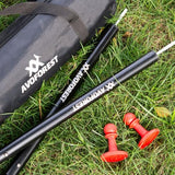Tent Poles for Tarp, AVOFOREST Camping Tent Tarps Poles Adjustable Camping Accessories 90in Heavy Duty Poles Thicker Tent Pole with a Diameter of 0.98in for Backpacking Hiking Awning