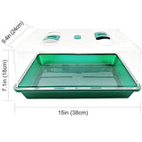 LeJoy Garden Reusable Propagator Tray Vented Dome for Seedlings & Clones