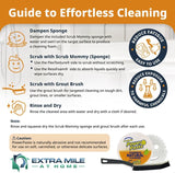 Power Paste Natural Cleaner Bundle, Includes Power Paste With Flexible Brush for Hard to Reach Cleaning Projects