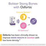 BioGaia Osfortis, Women’s Probiotic for Strong Bones, Immune Balance & GI Wellness, Contains L. reuteri 6475, 60 Capsules, 1 Pack