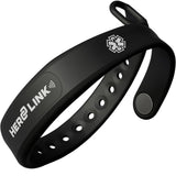 Medical ID Bracelet | Waterproof NFC Silicone Band | Original Black