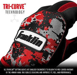 Franklin Sports MLB Youth Batting Gloves - Digitek Camo Baseball + Softball - Premium Leather - Many Sizes + Colors - Youth