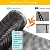 LIAMST Garage Door Screen 12 * 9FT，1 Car Garage Doors- Reinforced Fiberglass Door Screen,Stronger High Energy Magnets ， Magnetic Screen Door