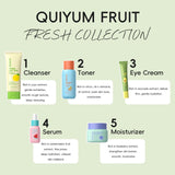 QUIYUM Fruit Skincare Set for Teen Girl, 5 Daily Routine Beauty Skin Care