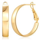 KATIE OTTE Hoop Earrings 14K Gold Hoop Earrings for Women