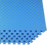 BalanceFrom Puzzle Exercise Mat with EVA Foam Interlocking Tiles for MMA, Exercise, Gymnastics and Home Gym Protective Flooring, Multiple Sizes and Colors