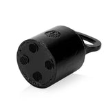 CRAFTSMAN ROAD Cast Iron Door Stop Decorative, Weighted Heavy Door Weight 7lb Antique Free Standing 7' x 4' Non Slip with Handle (Black)
