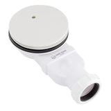 Sandy Beach Slimline White Shower Bathroom Tray Waste Trap - Shower Drain, 90mm Shower Waste Trap Design, Shower Tray Waste Trap - Fits for All Standard UK Shower Trays (90mm x 48mm)