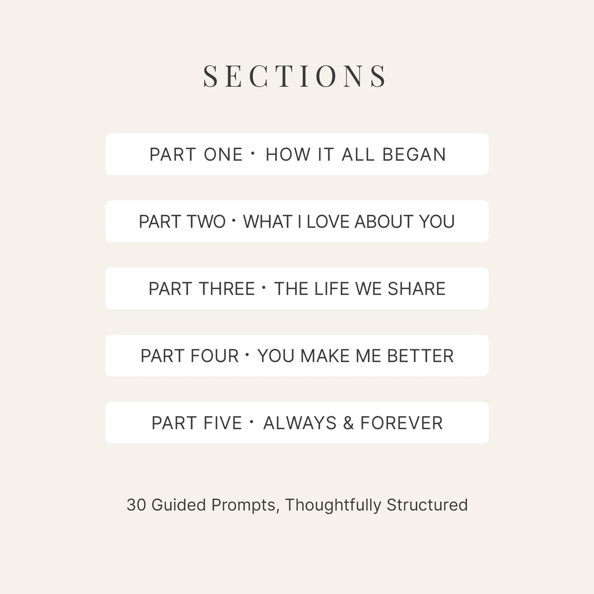 YOELOVE What I Love About You Leather Book – 30 Reasons Why I Love You, Fill-In-The-Blank Journal for Him & Her, Romantic Couples Keepsake (Brown Debossed)