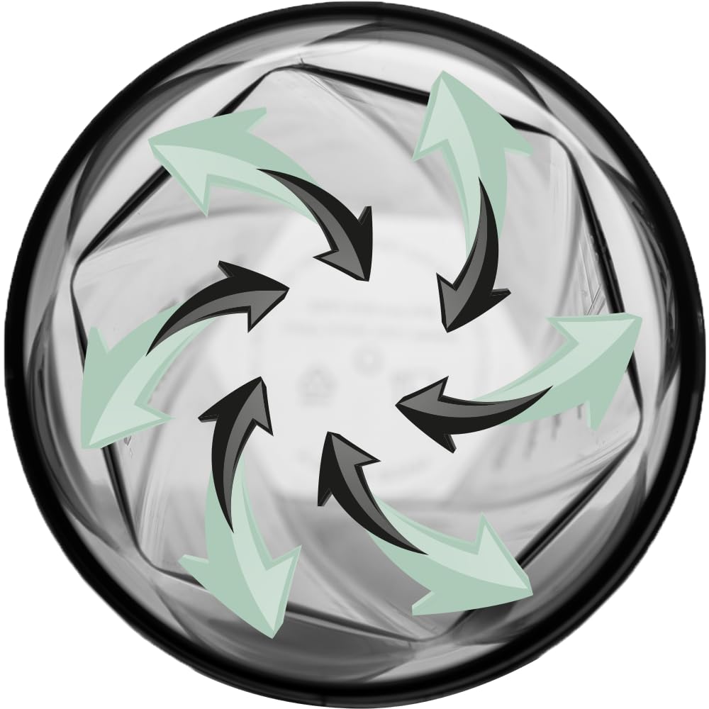 HELIMIX 1.5 Vortex Blender Shaker Bottle Holds Upto 20oz | No Blending Ball or Whisk | USA Made | Portable Pre Workout Whey Protein Drink Shaker Cup | Mixes Cocktails Smoothies Shakes | Top Rack Safe