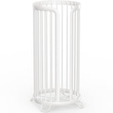 Bunoxea Toilet Paper Holder Stand, Freestanding Toilet Tissue Organizer, Minimalistic Storage Solution, Reserve Mega Rolls,Modern -2PACK White
