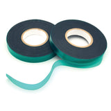 Medoore 12 Rolls 150 Feet Stretch Tie Tape 0.5 Inch Garden Tie Tape Thick Plant Ribbon Garden Green Vinyl Stake for Indoor Outdoor Patio Plant Use