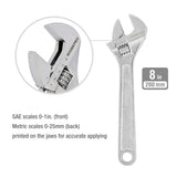 WORKPRO Large Pliers & Wrench Set 6-Piece (10" Water Pump, 10" Slip Joint, 8" Long Nose, 8" Linesman, 6" Diagonal, 8" Adjustable Wrench) for DIY & Home Use, W001329A