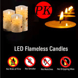 Biyanuo Flameless Battery Operated LED Candles 3D Wick with10key Button Remote Control 24-Hour Timer Set of 3 Electric Flickering Pillar Real Wax，Wedding, Party, Christmas and Home Decoration