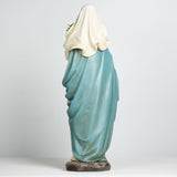 Grace4Joy Virgin Mary Garden Statue, 24 Inches Saint Mary Holding Lilies Outdoor Sculpture, Blessed Virgin Outdoor Statue for Home Yard Patio Lawn Hallway Decor
