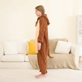 Joyxiam Kids Onesie Animal One-piece Pajamas Halloween Cosplay Costume Christmas Pjs 10-12 Years