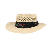 Greg Norman Signature Straw Hat Greg - Natural