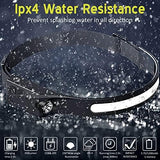 Headlamp Rechargeable 2Pack, Rechargeable LED Headlamp，230° Wide Beam,with Motion Sensor，5Brightness Modes, IPX6 Waterproof, High Lumen Headlight for Running,Repairing, Camping, Hiking, Fishing