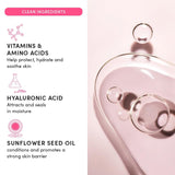 Evereden Happy Kids Skin & Lips Routine - Multi-Vitamin Face Wash & Face Cream Peach & Tinted Lip Oil Sakura Pink Set - Clean & Vegan Skin Care for Kids 3+ - Moisturizing, Nourishing, & Protective