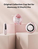 Momcozy Original V1 Pro/V2 Pro Breast Pump Replacement Accessories,Milk Collection Cups Only for Momcozy V1 Pro/V2 Pro, 2 Pack