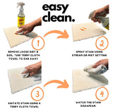 Whip It Cleaner, Multi Purpose Stain Remover Professional Strength Spray, Plant Based Enzyme Cleaner, Cleaning Food, Coffee, Wine, Baby Stains, Pet Stains, Over 500 uses, Made in USA, 32 OZ