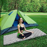 Quilted Foam Mattress Topper Pad, Non-Slip Super Soft Comfortable 75"x30", Cool Sleeping Pad for Camp Cot/RV Bunk/Narrow Twin Beds